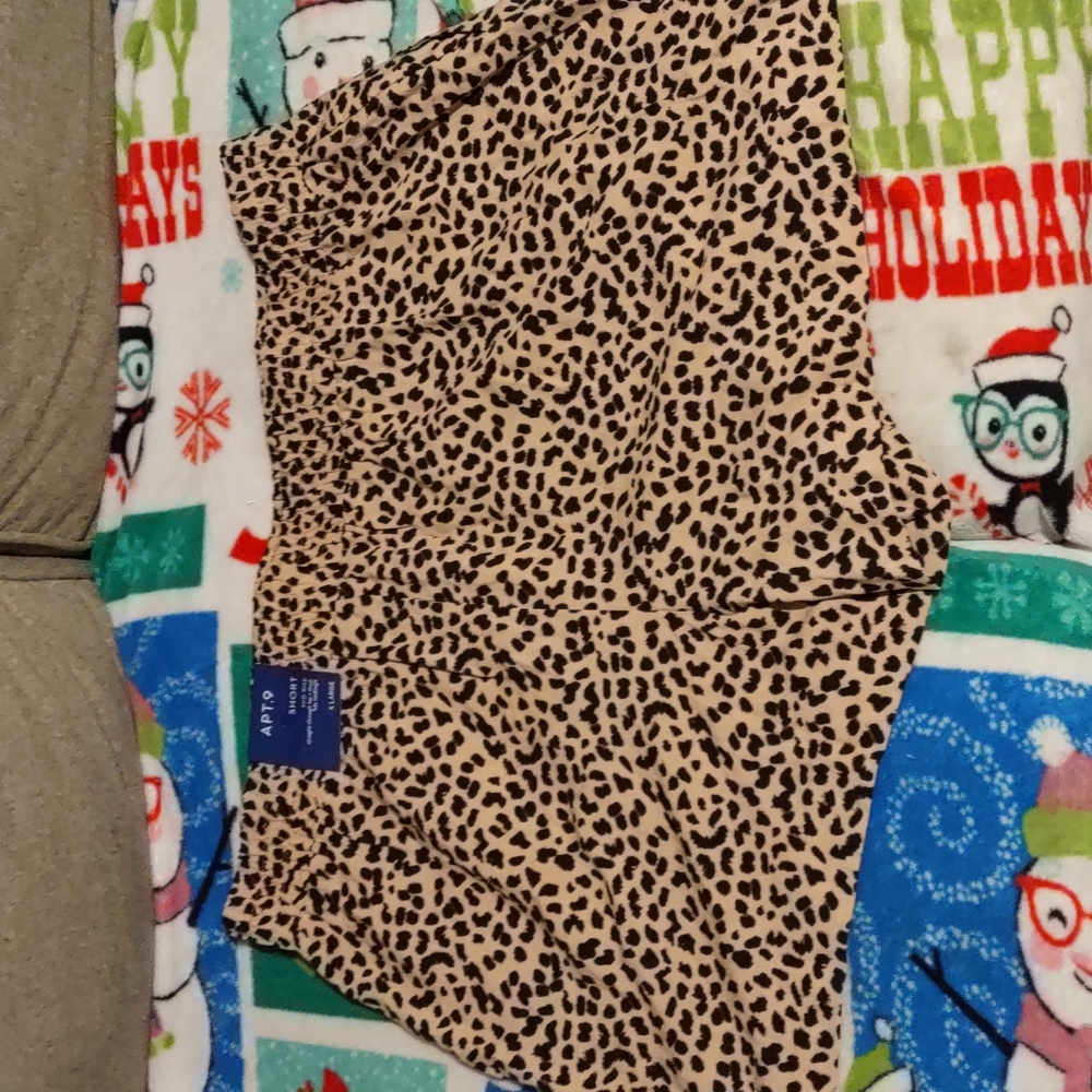 Cheetah Print Shorts